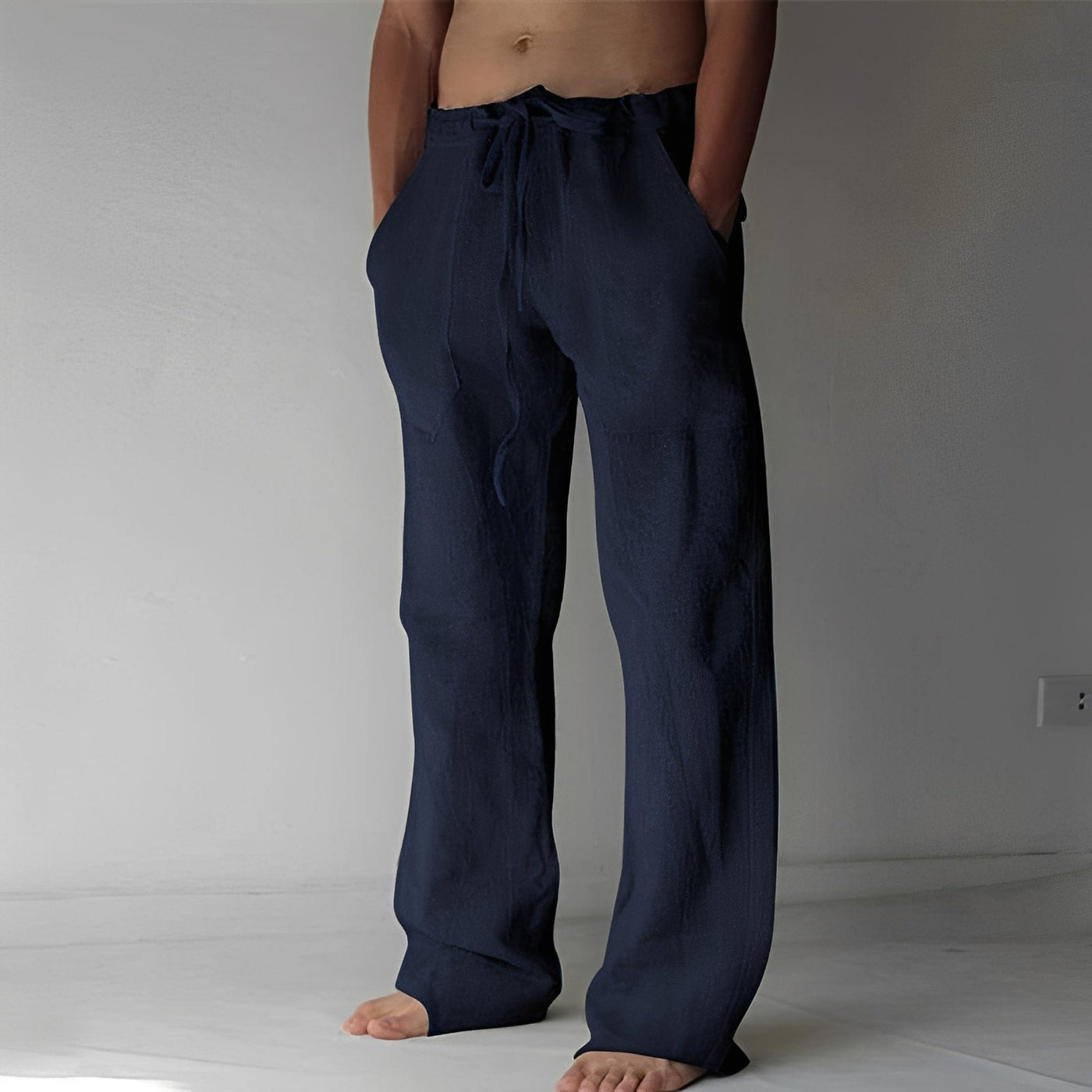 Martin - Pantalón de lino suelto y casual para hombres