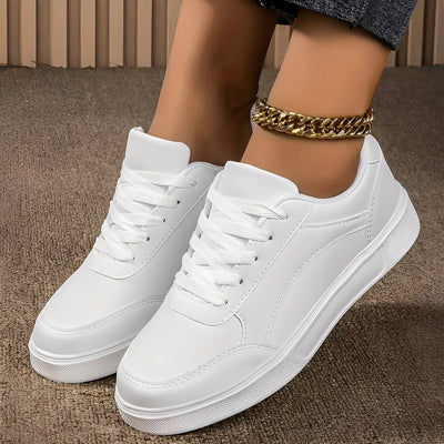 Rexanne - Zapatillas elegantes de cuero PU para mujer