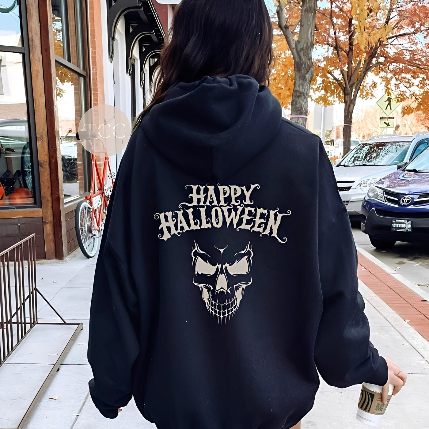 Alanna - Cómodo Hoodie de Declaración de Algodón para Mujeres