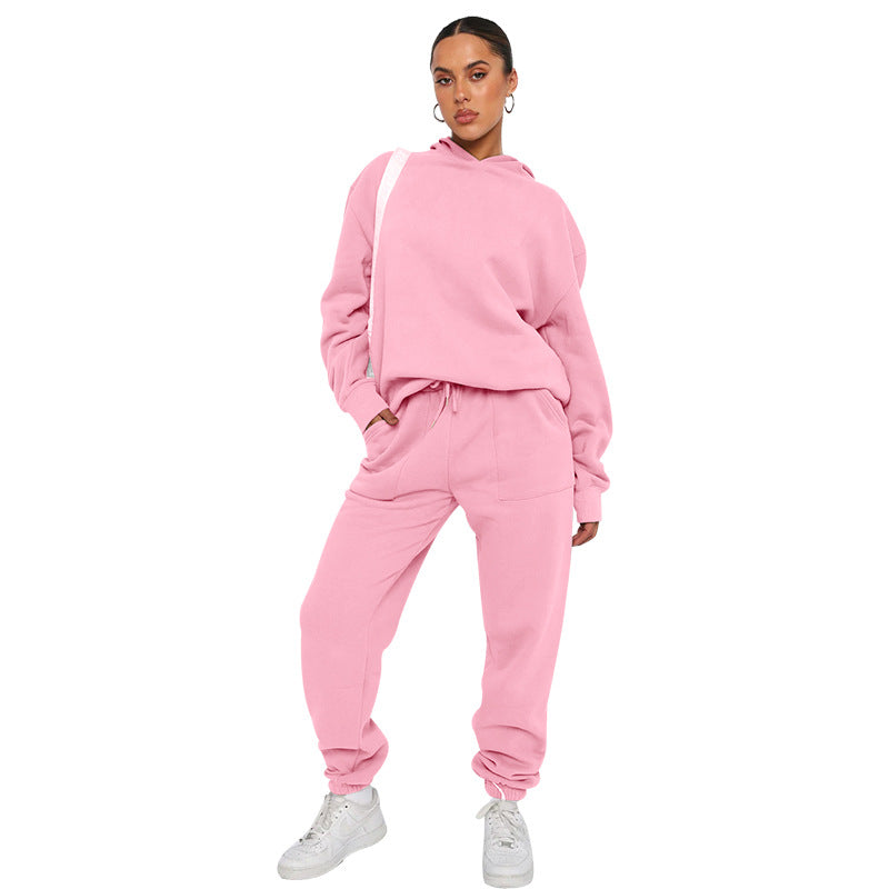 Minerva - Conjunto de chándal casual con capucha para mujeres