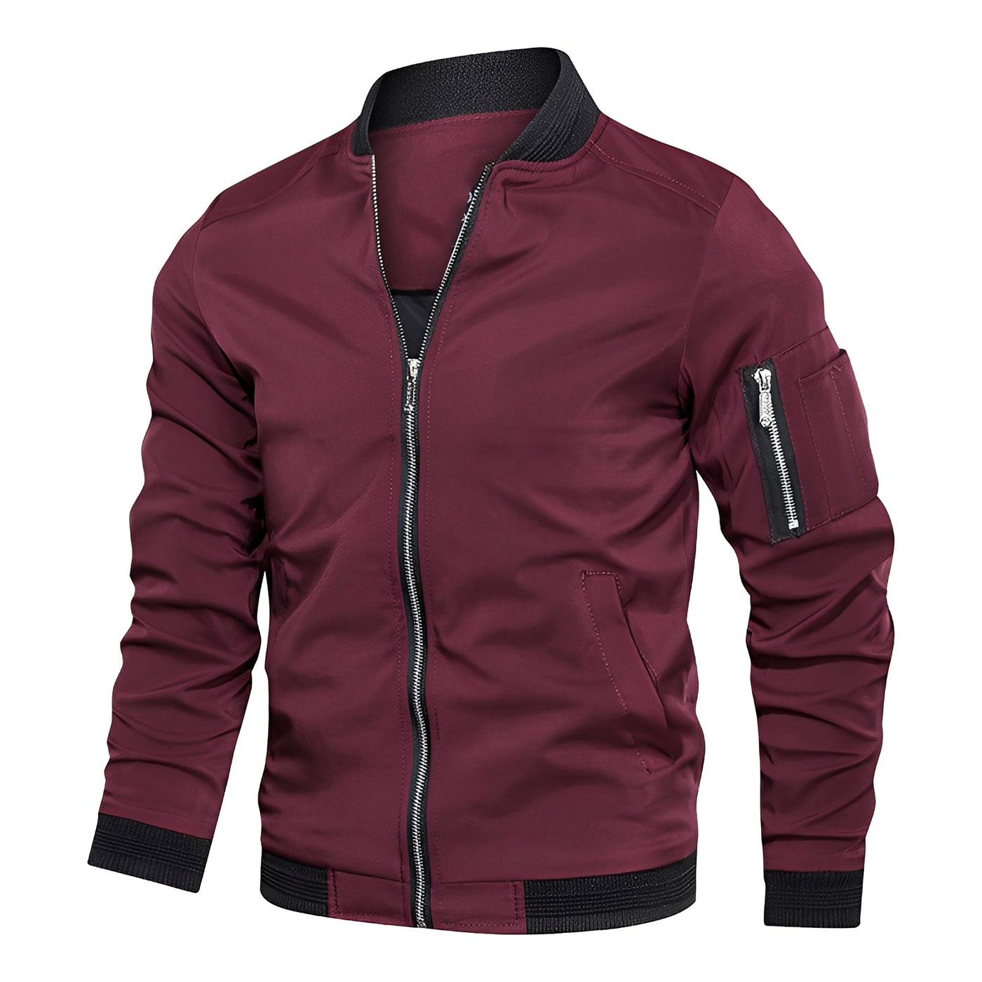Garret - Elegante chaqueta bomber ajustada para hombres