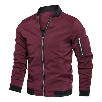 Garret - Elegante chaqueta bomber ajustada para hombres