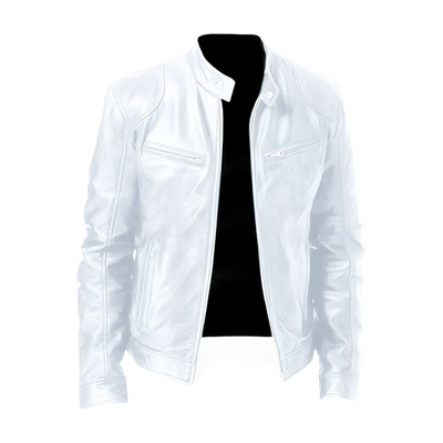 Evan - Chaqueta de Cuero Casual Elegante y Estilosa
