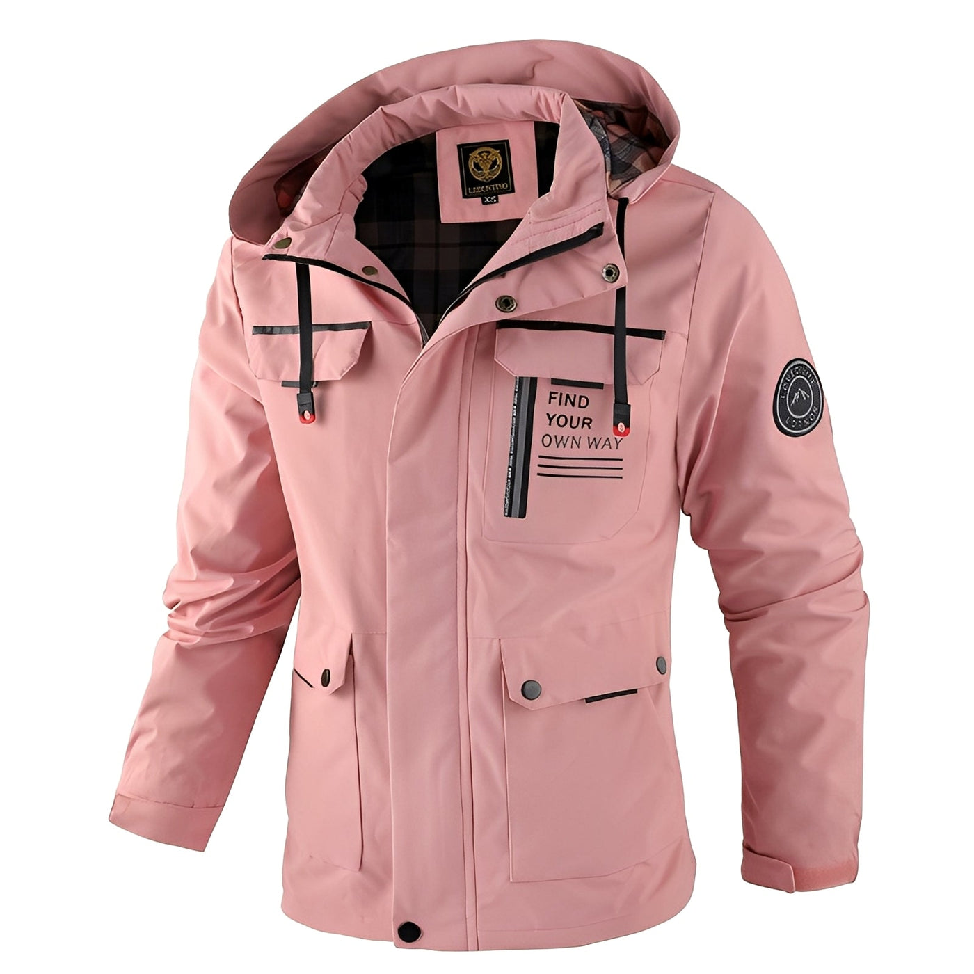 Fredrick - Impermeable, gruesa chaqueta exterior para hombres