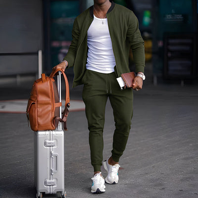 Dillon - Conjunto Simple de Chaqueta y Pantalones para Hombres