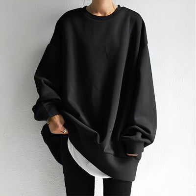 Andrina - Jersey oversized con cuello redondo para mujer