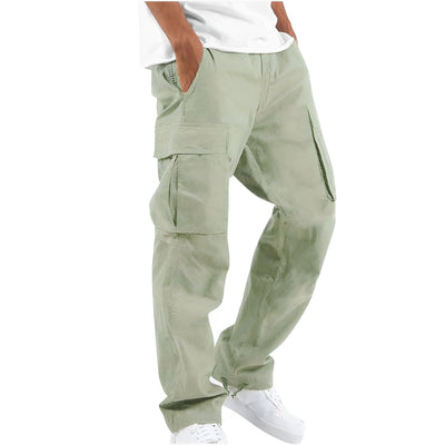 Gresham - Cómodo, ancho pantalón cargo para hombres