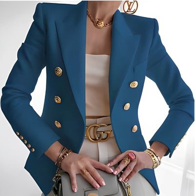 Raschelle - Blazer Clásico con Botones para Mujer
