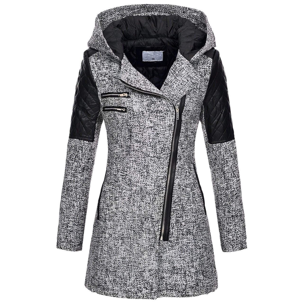 Chasity - Elegante cálido abrigo con capucha para mujeres