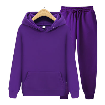 Aric - Conjunto unisex casual de sudadera y pantalón