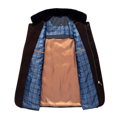 Rodney – Elegante, chaqueta acolchada con botones para hombres