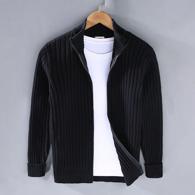 Raphael - Moderna Chaqueta de Punto de Algodón para Hombres
