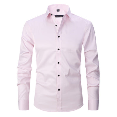 Jaren - Camisa formal elástica de manga larga para hombres