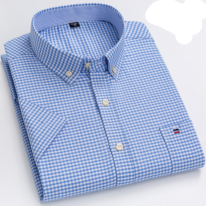 Desmond - Camisa suave y casual con bolsillo en el pecho para hombres