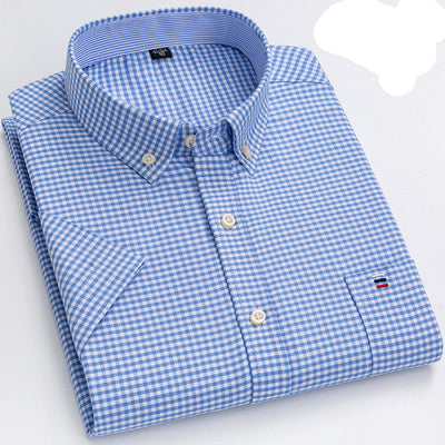 Desmond - Camisa suave y casual con bolsillo en el pecho para hombres