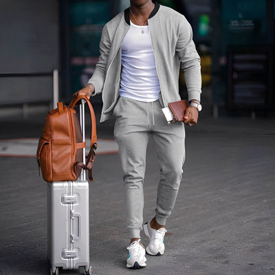 Dillon - Conjunto Simple de Chaqueta y Pantalones para Hombres