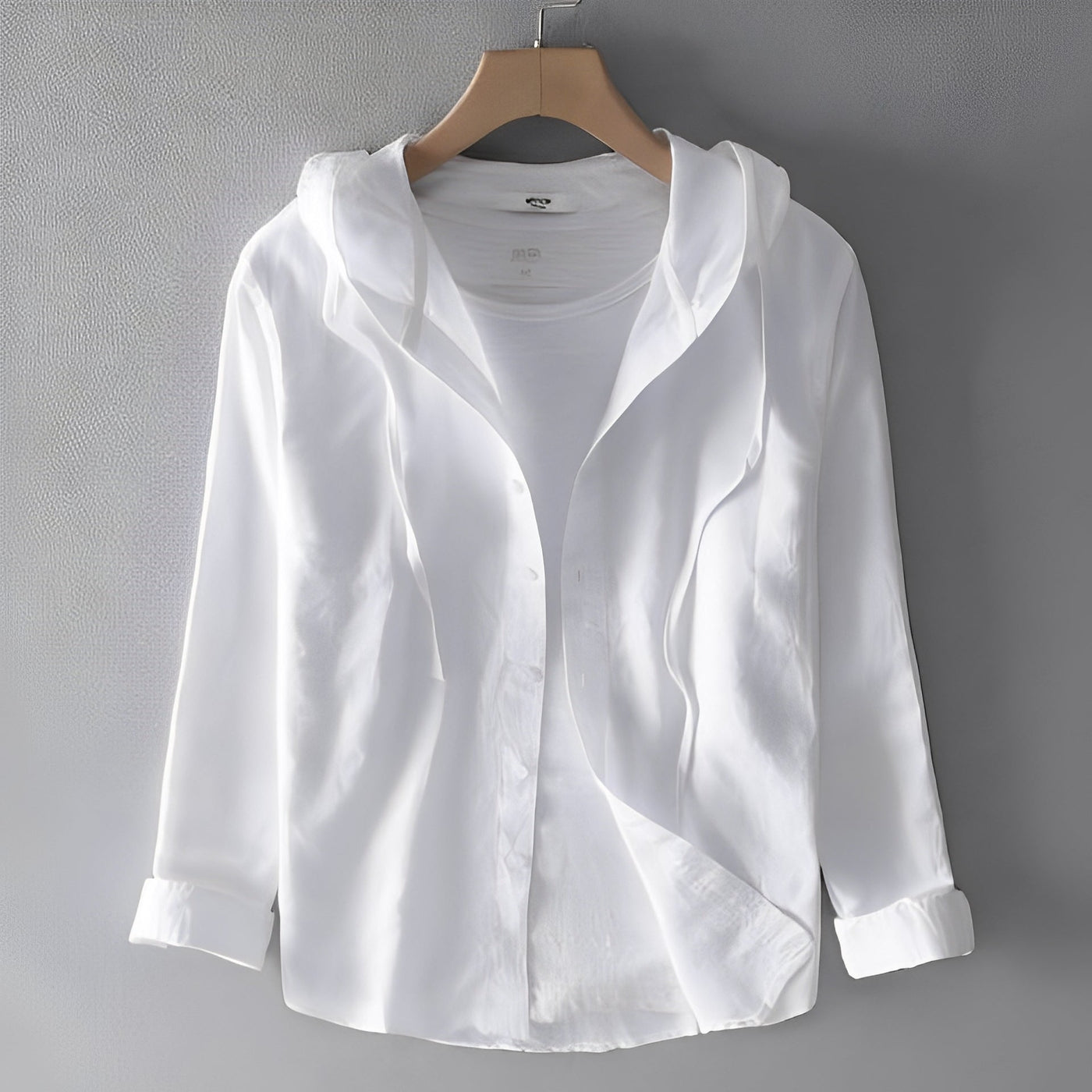 Emmerson - Camisa Casual con Capucha para Hombres