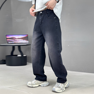 Wendell - Jeans elegantes con pierna ancha para hombres