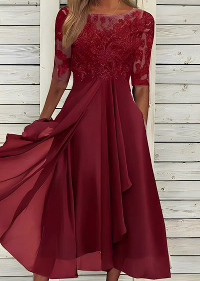 Colleen - Elegante, cortado vestido de encaje para mujeres