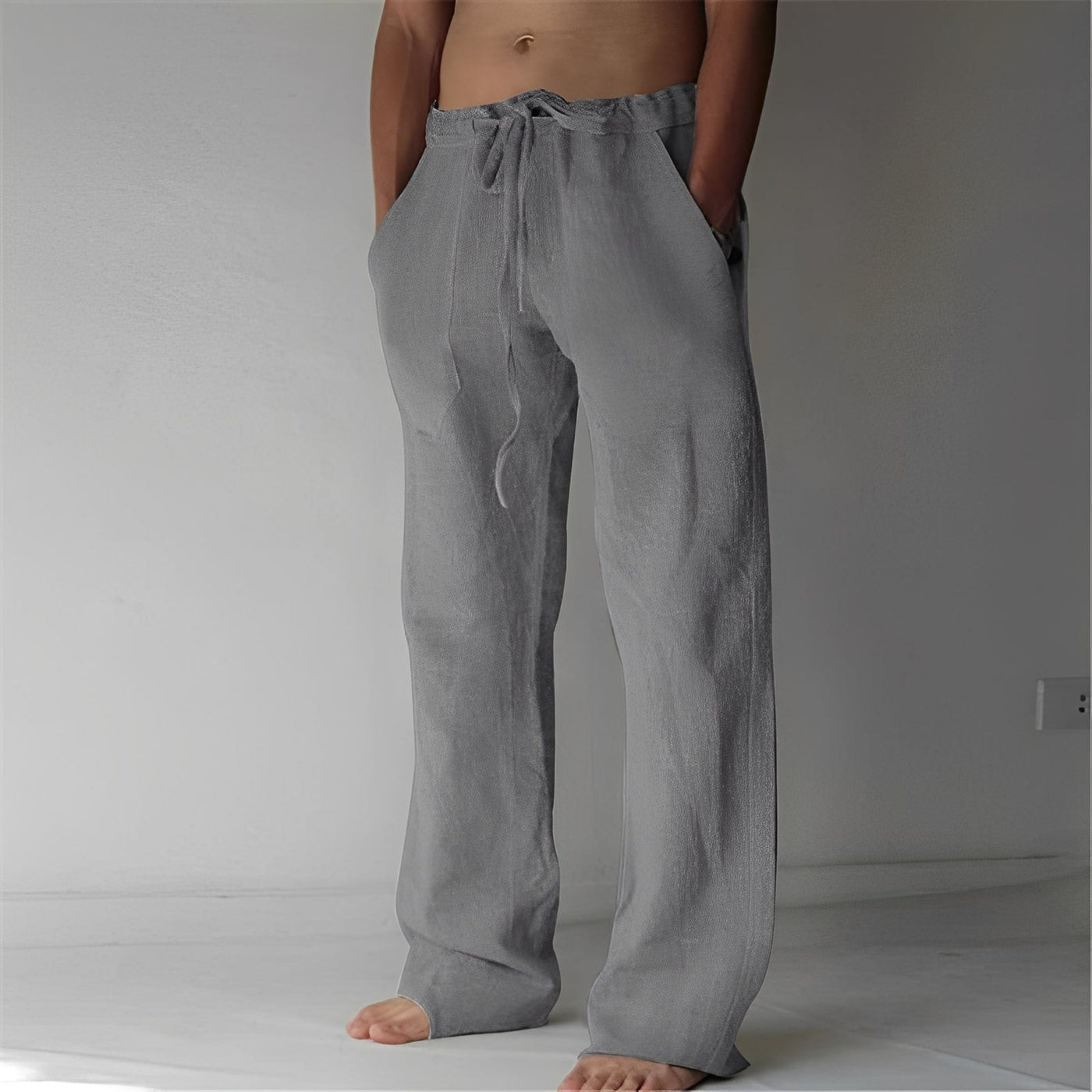 Wilmer - Pantalón Casual de Lino para Hombres