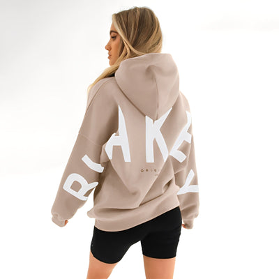 Amanda - Chaqueta con capucha caliente con estampado de moda para mujeres