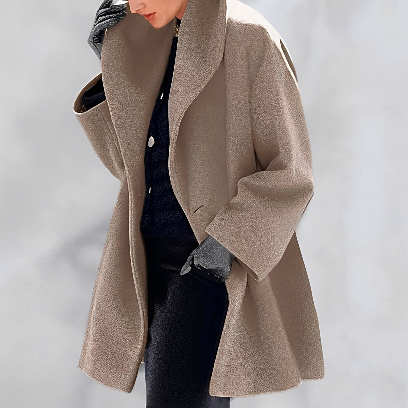 Dannie - Elegante capa de lana para mujer