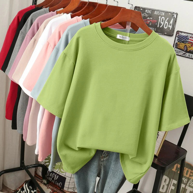 Arabella - Camiseta Oversize de Algodón para Mujer