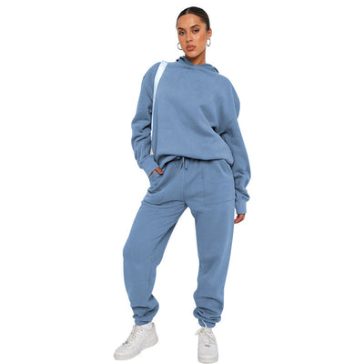 Minerva - Conjunto de chándal casual con capucha para mujeres