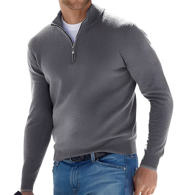 Fredric - Suéter Casual con Cierre para Hombres