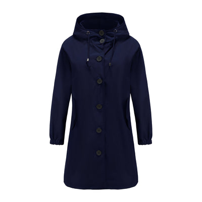 Vivyan - Chaqueta impermeable con capucha para mujeres