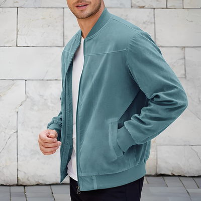 Easton - Clásica, elegante chaqueta de gamuza para hombres