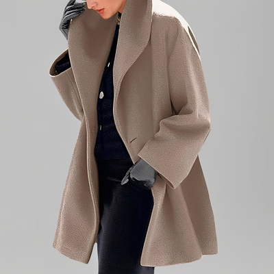 Natalia - Moderna chaqueta de lana holgada para mujeres