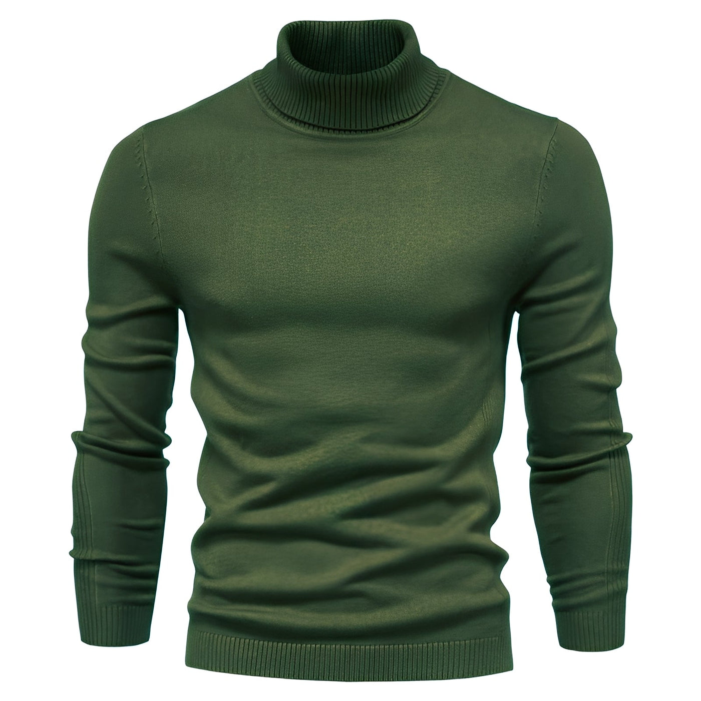 Jonah - Sencillo suéter de cuello alto para hombres