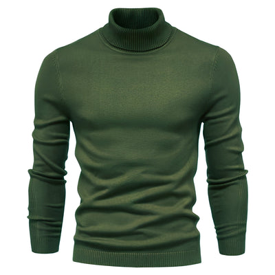 Jonah - Sencillo suéter de cuello alto para hombres