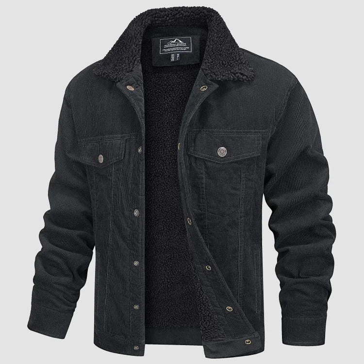 Leif - Robusta chaqueta de pana para un look urbano