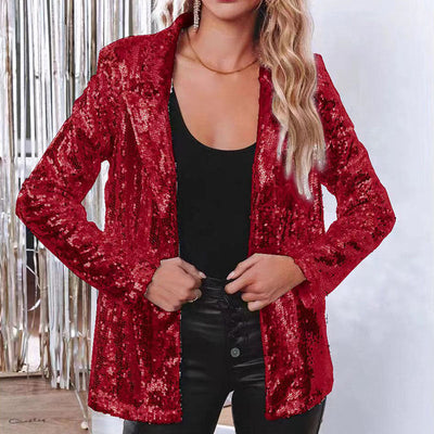 Miranda - Blazer Brillante de Lentejuelas para Mujer