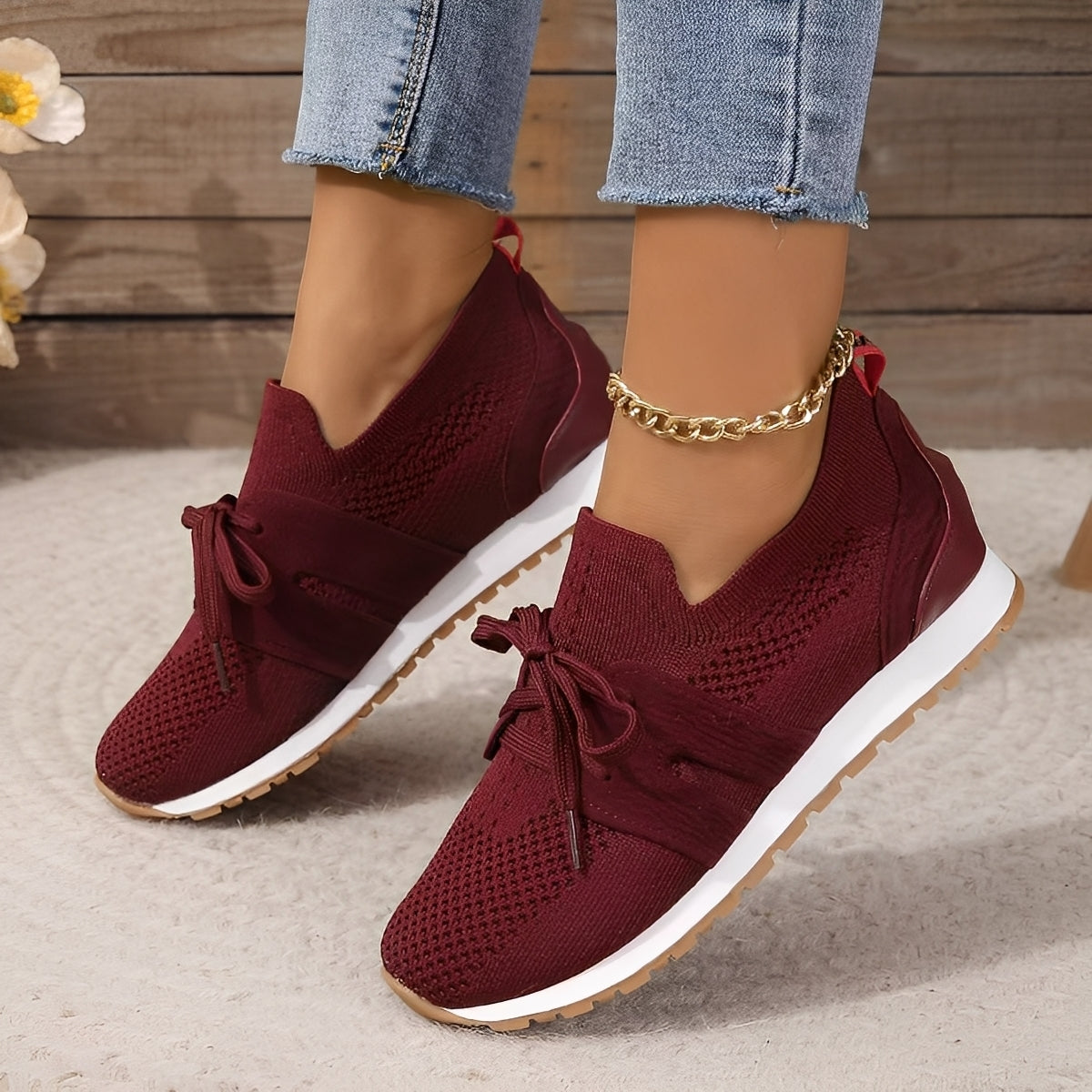 Aubree - Cómodos Zapatillas Casuales para Mujer
