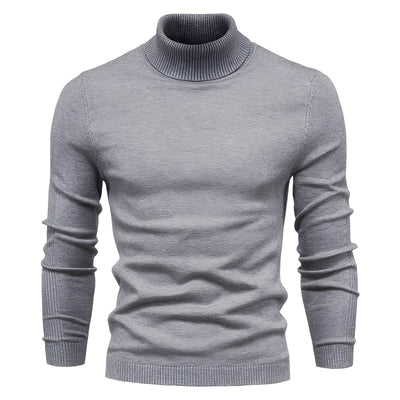 Jonah - Sencillo suéter de cuello alto para hombres