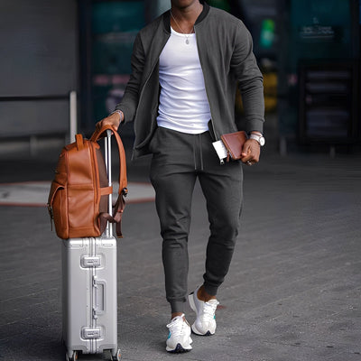 Dillon - Conjunto Simple de Chaqueta y Pantalones para Hombres