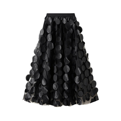 Salome - Elegante falda con puntos para mujeres