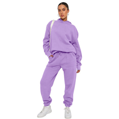 Minerva - Conjunto de chándal casual con capucha para mujeres