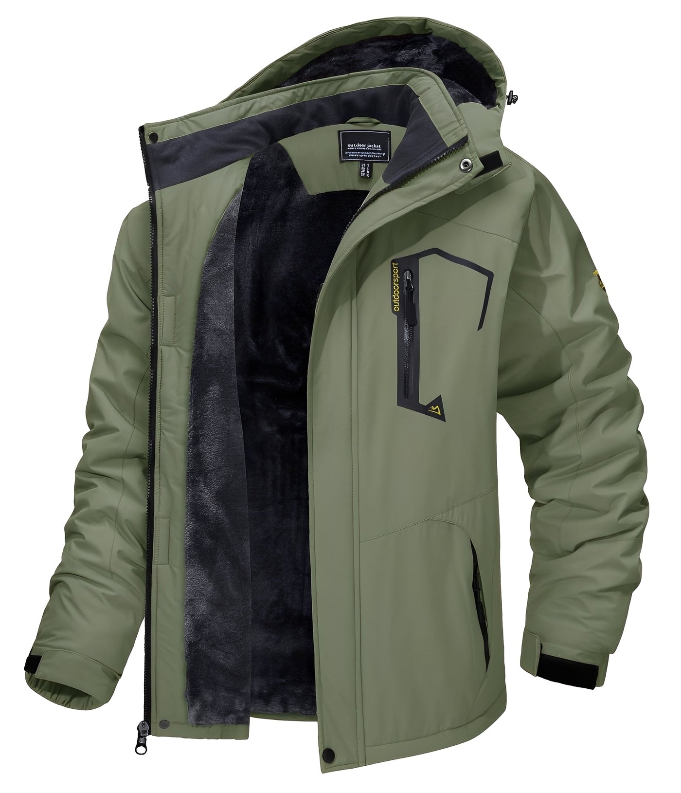 Marvyn - Moderna chaqueta impermeable para hombres