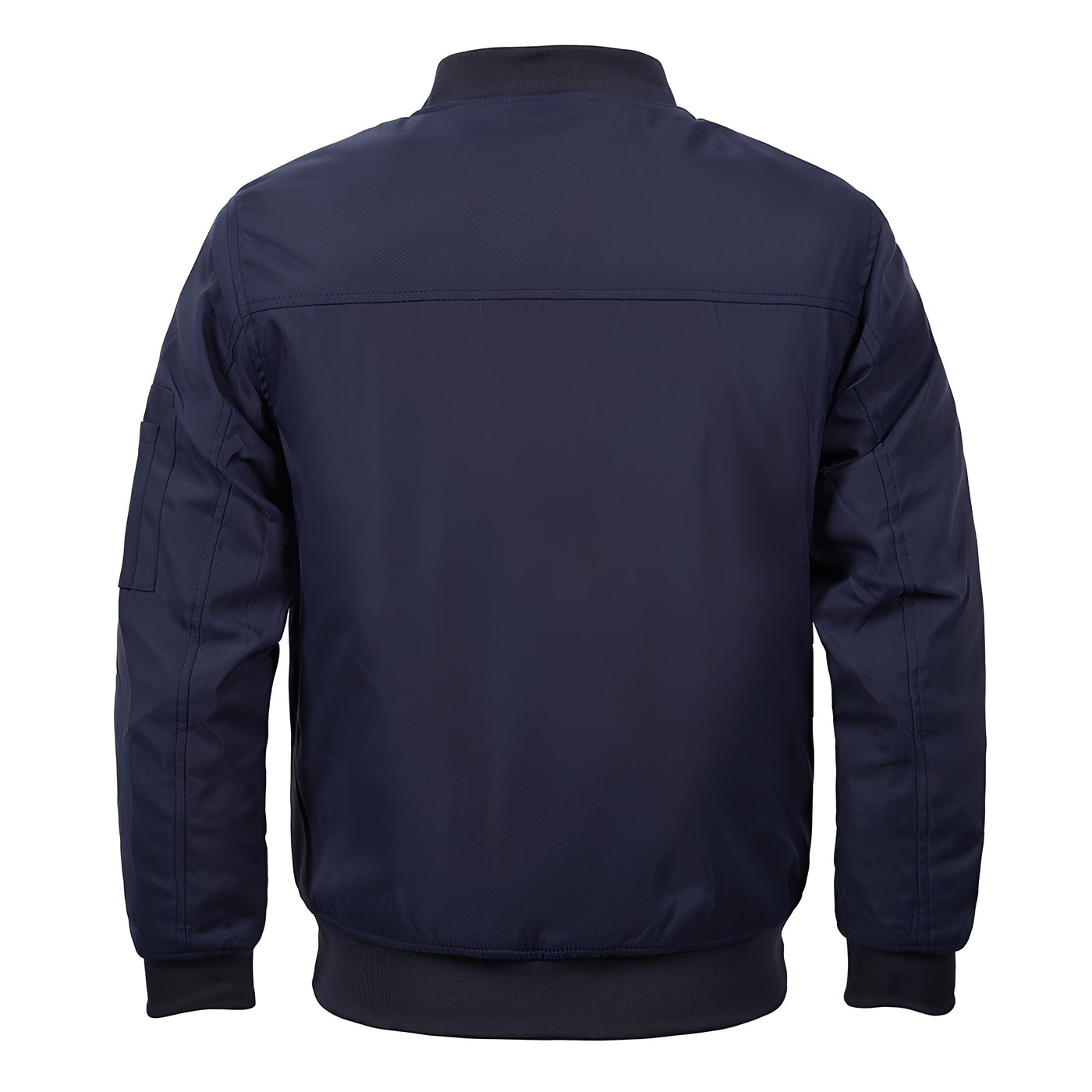 Maynerd - Chaqueta bomber con bolsillos con cremallera para hombres