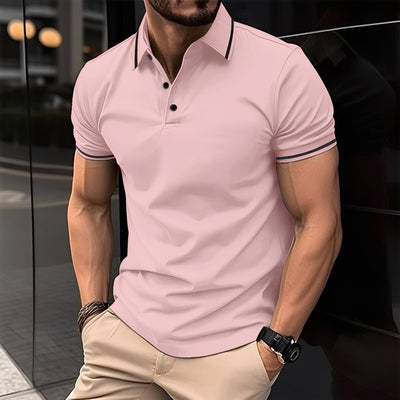 Mervyn - Camiseta polo deportiva de manga corta casual para hombres