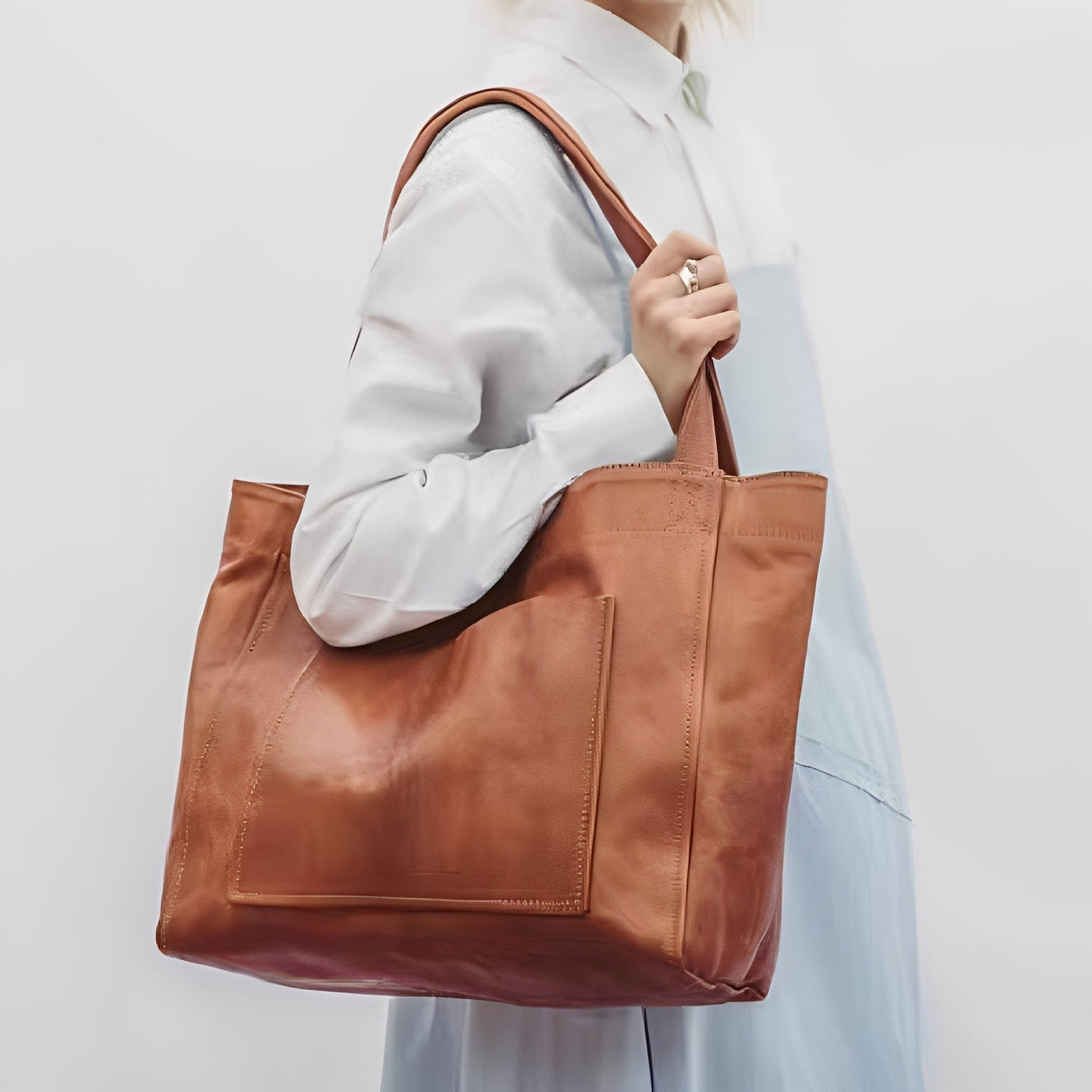 Romayne - Bolso Clásico de Cuero para Mujeres