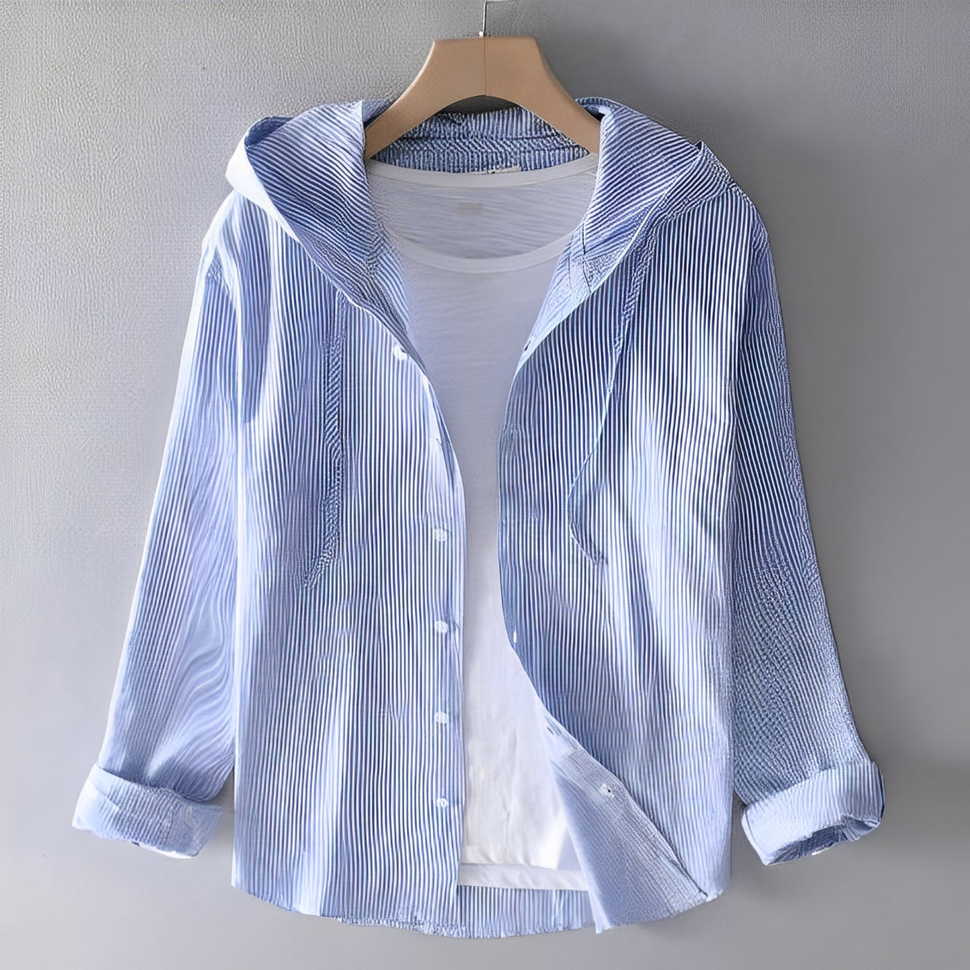 Emmerson - Camisa Casual con Capucha para Hombres