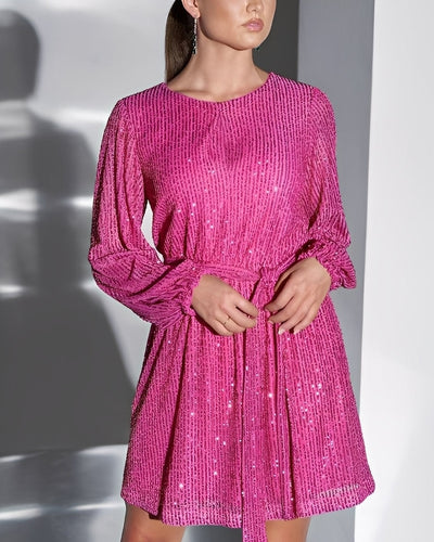 Mirabel - Brillante Mini-Vestido de Fiesta para Mujeres