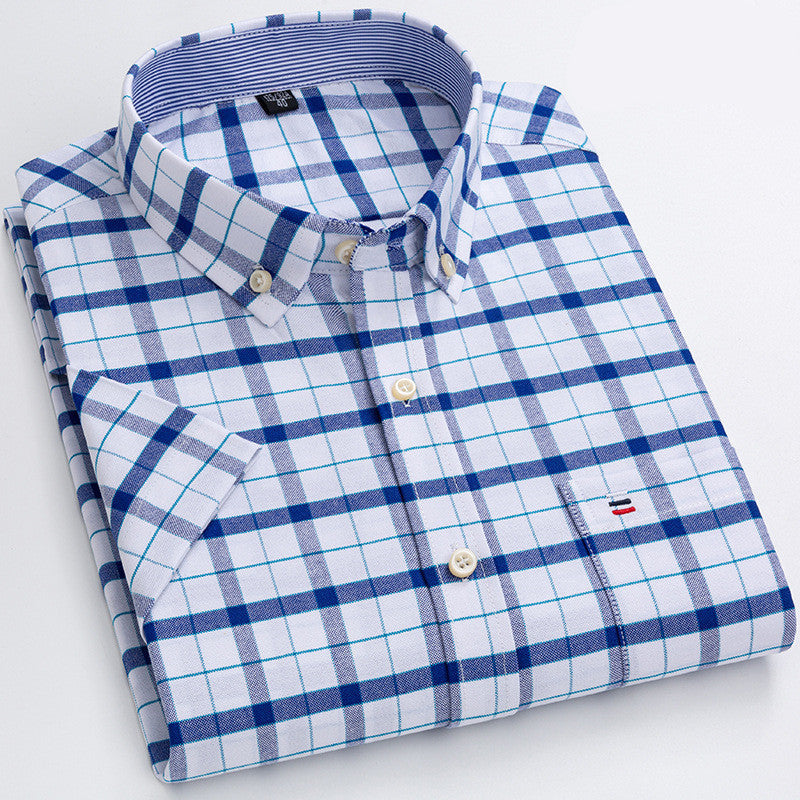 Desmond - Camisa suave y casual con bolsillo en el pecho para hombres