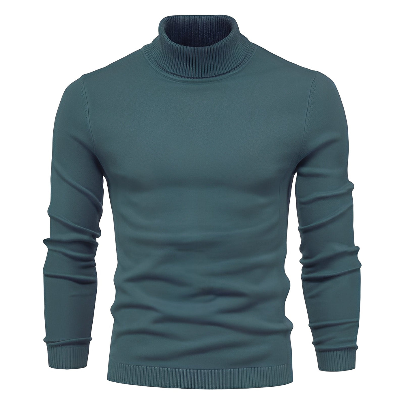 Garnett - Jersey de Cuello Alto Casual para Hombres