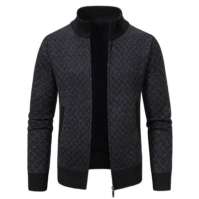 Gerald - Elegante chaqueta de cuadros con cremallera para hombres